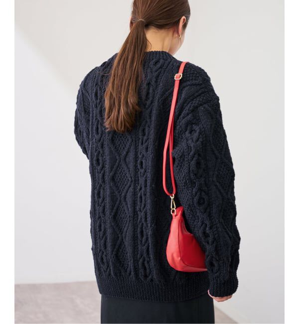 FRAMeWORK「ATHENA DESIGNS HAND ARAN CREW NECK プルオーバー」|ニット・セーター|