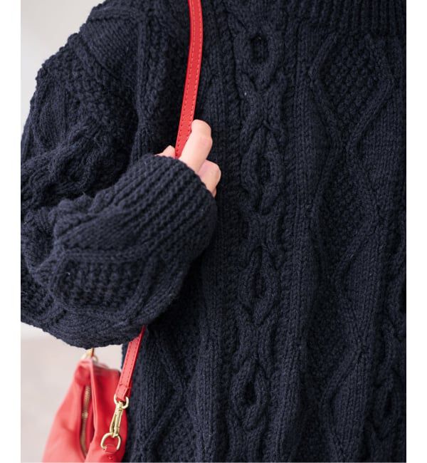 FRAMeWORK「ATHENA DESIGNS HAND ARAN CREW NECK プルオーバー」|ニット・セーター|