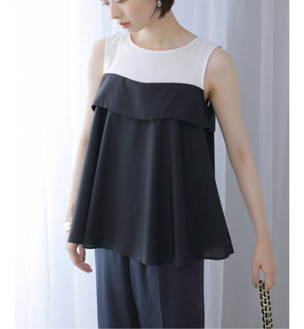  「【洗える】レイヤード風カットソー」|Tシャツ・カットソー|