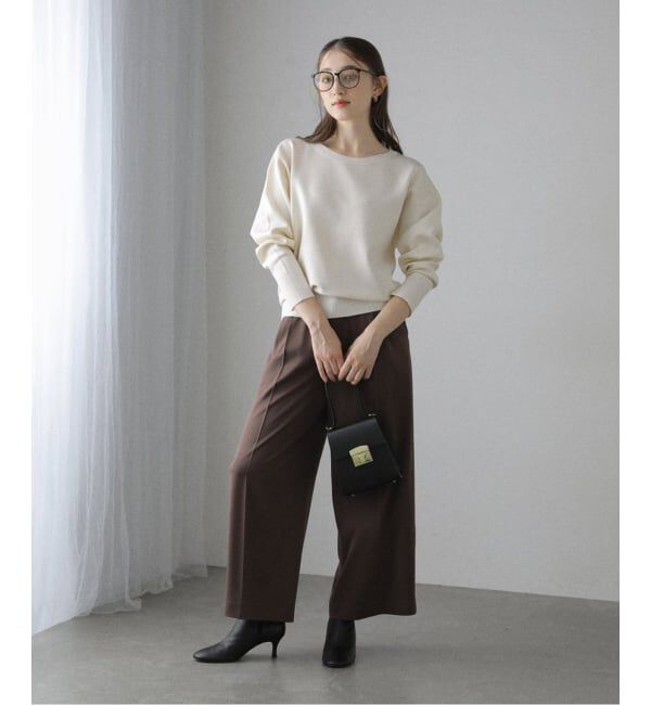  「《追加2》【洗える】接結クルーネックプルオーバー」|ニット・セーター|