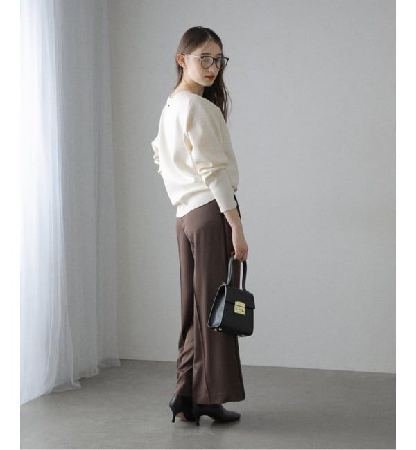  「《追加2》【洗える】接結クルーネックプルオーバー」|ニット・セーター|