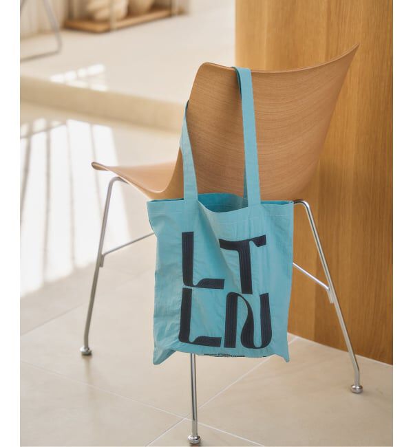  「LETALON メッセージトート」|トートバッグ|ブルー A