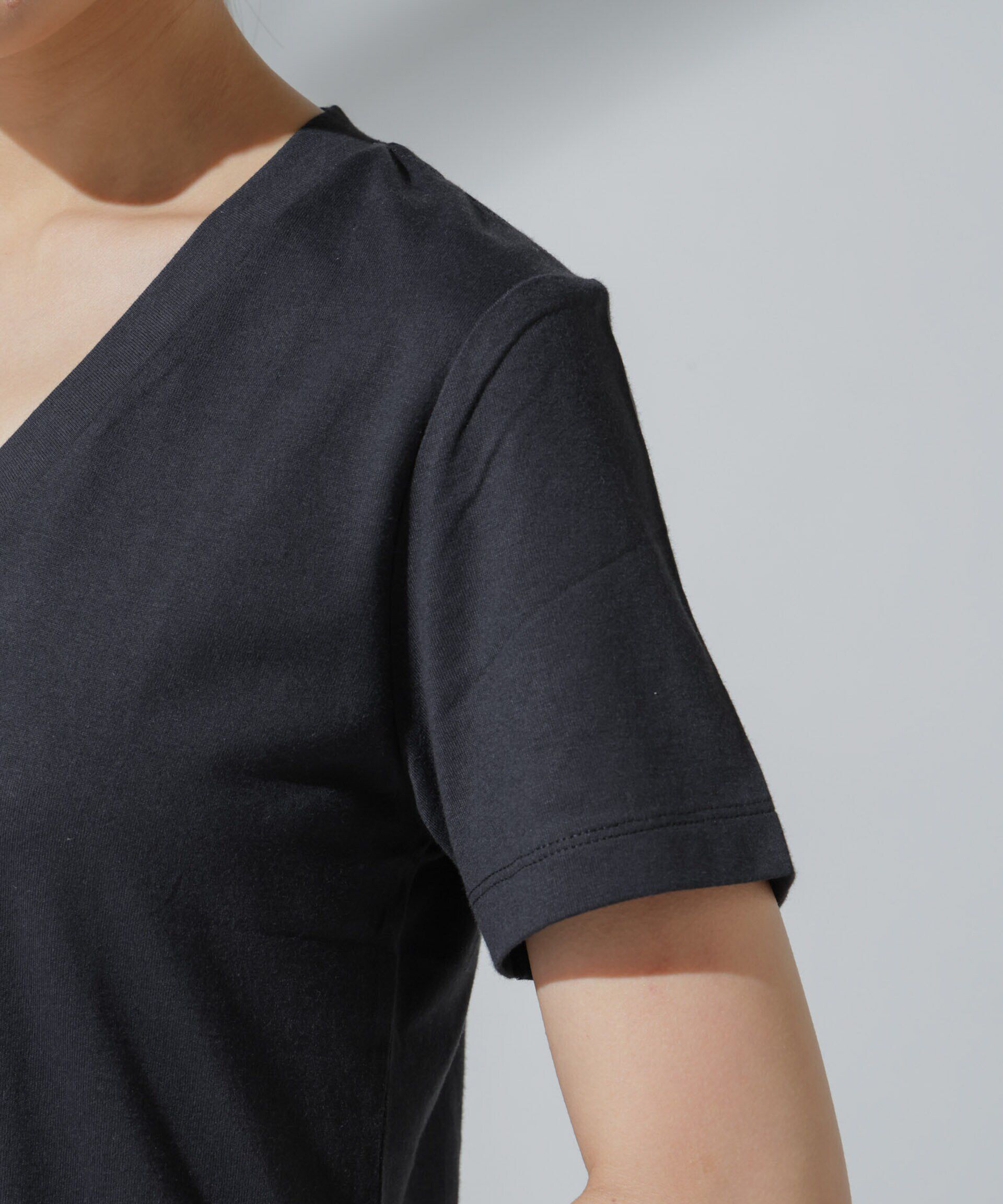 nano･universe「Anti Soaked(R) 汗染み防止 VネックTシャツ」|Tシャツ・カットソー|