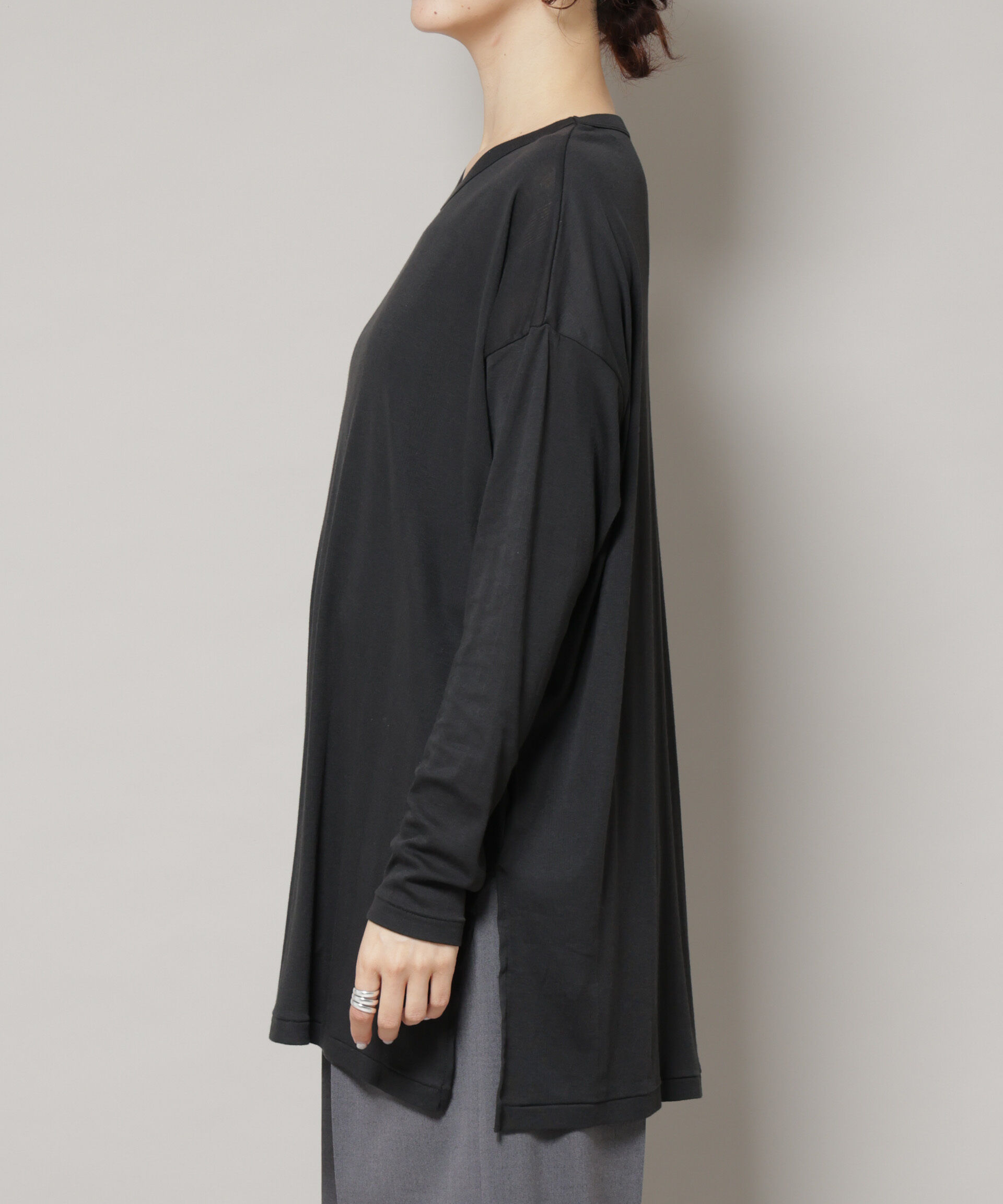 nano･universe「Robert P. Miller/Light Prib Crew L/S tee」|Tシャツ・カットソー|