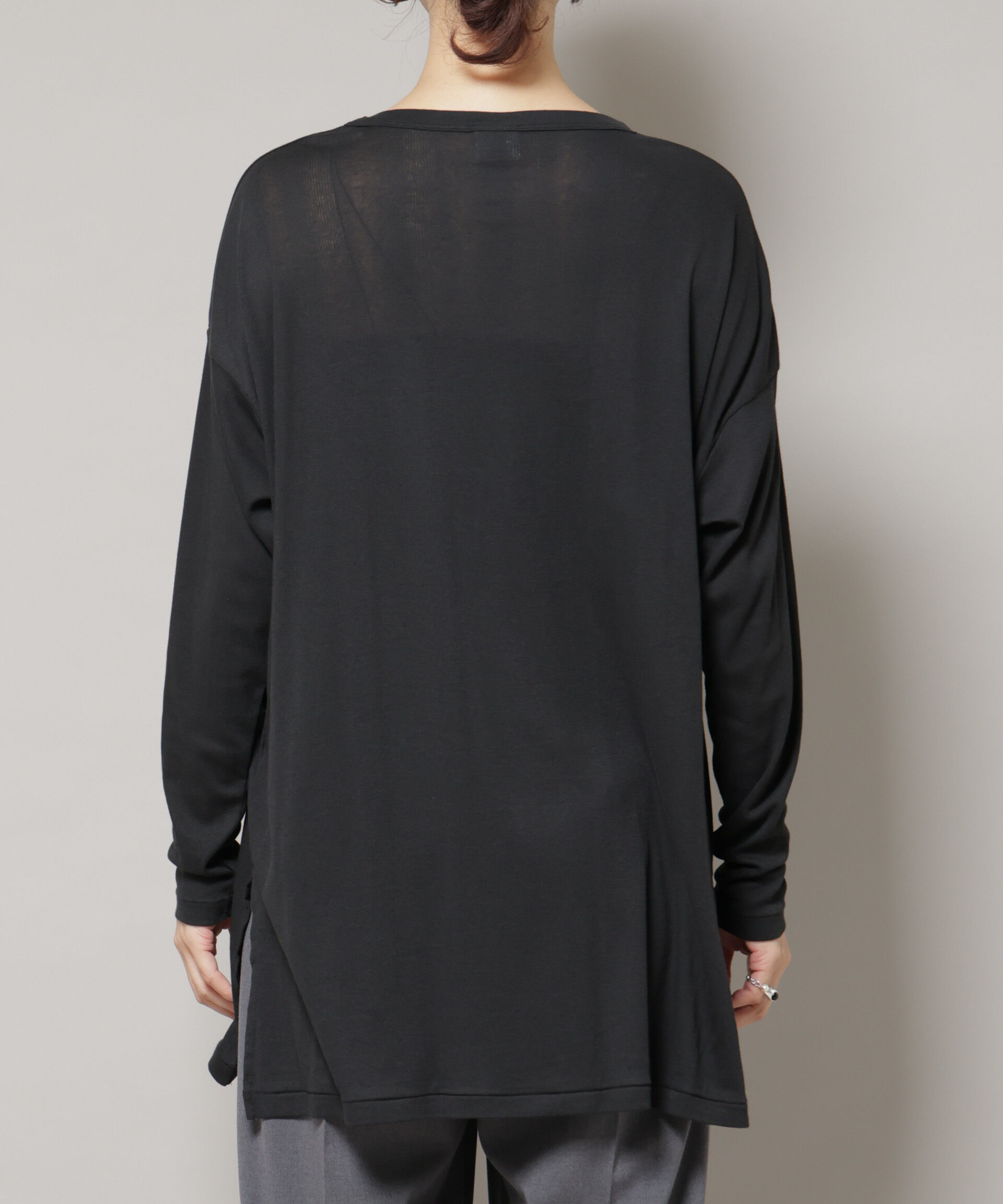 nano･universe「Robert P. Miller/Light Prib Crew L/S tee」|Tシャツ・カットソー|