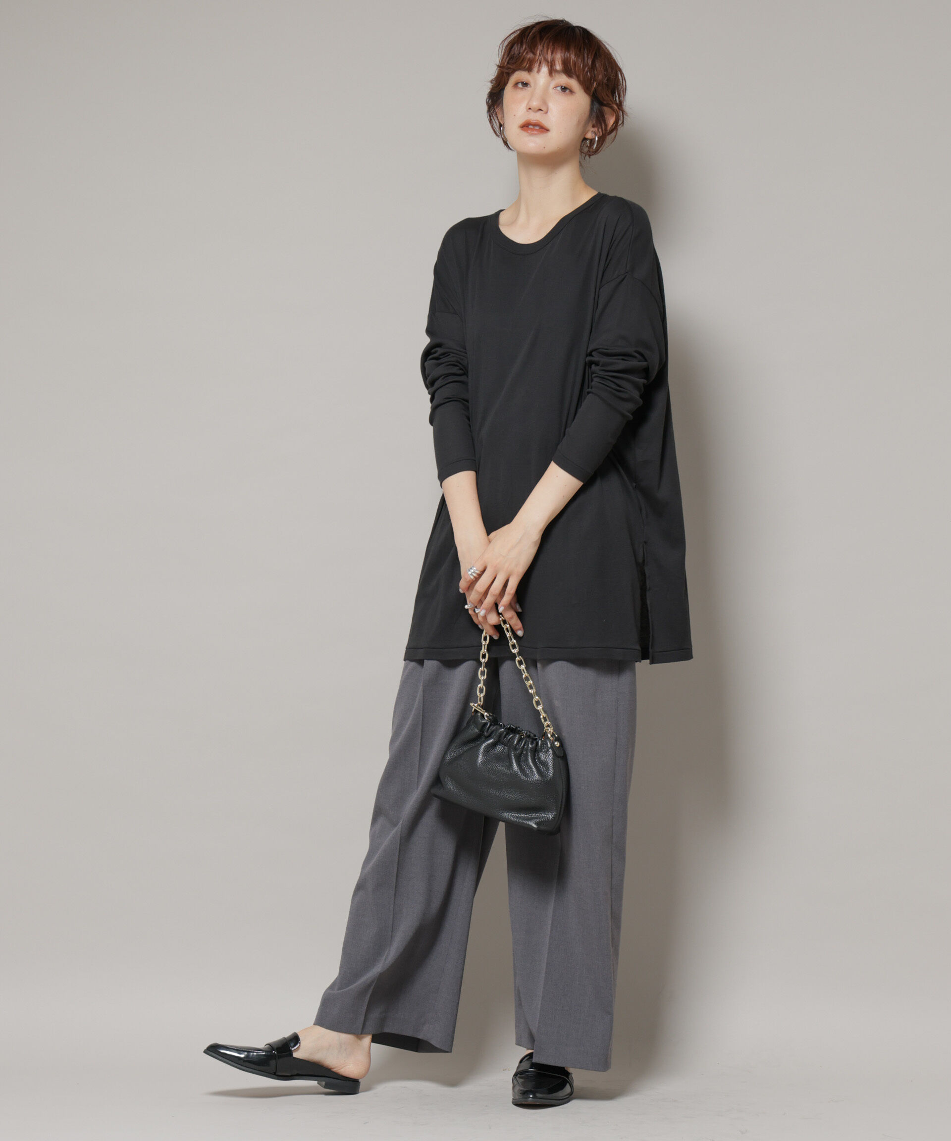 nano･universe「Robert P. Miller/Light Prib Crew L/S tee」|Tシャツ・カットソー|