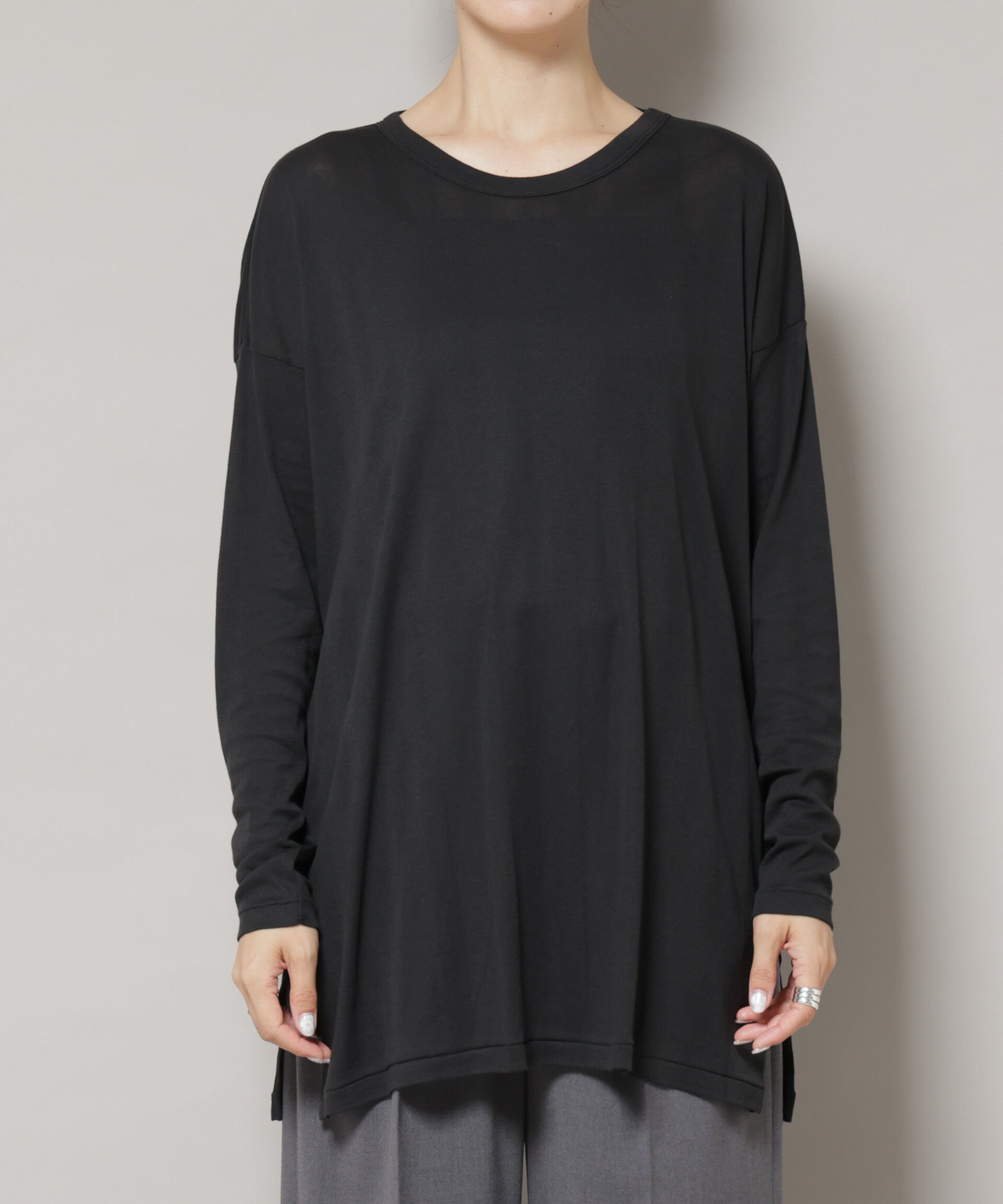 nano･universe「Robert P. Miller/Light Prib Crew L/S tee」|Tシャツ・カットソー|