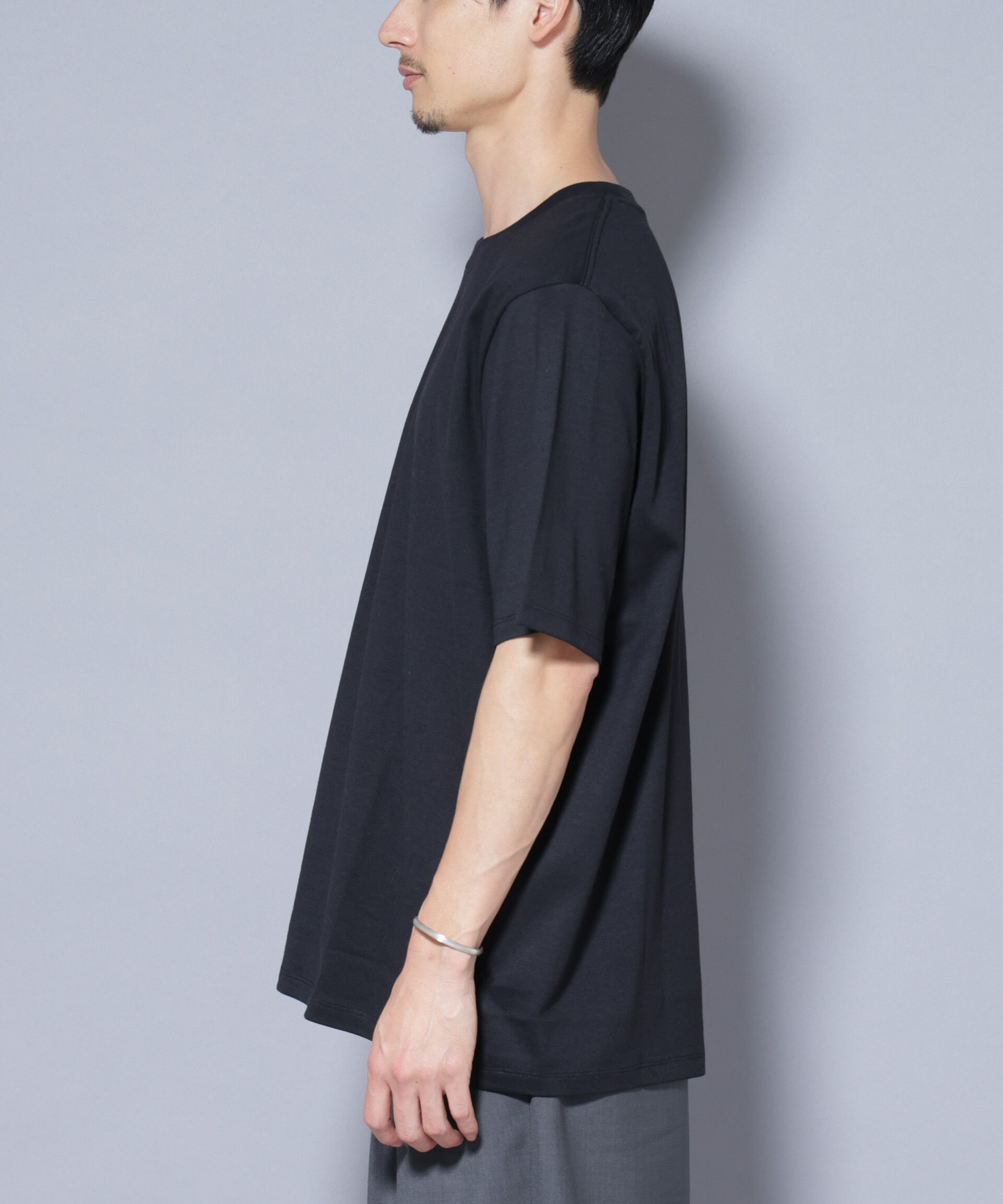 nano･universe「Anti Soaked(R) 汗染み防止 クルーネックレギュラーシルエットTシャツ」|Tシャツ・カットソー|