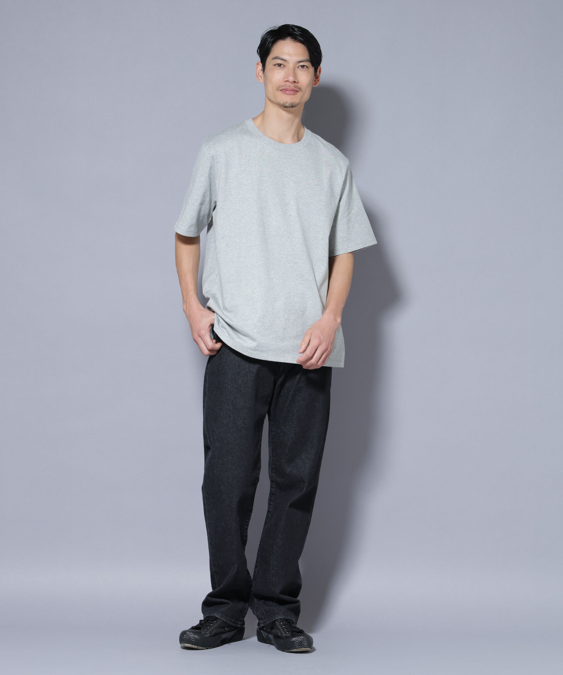 nano･universe「Anti Soaked(R) 汗染み防止 クルーネックレギュラーシルエットTシャツ」|Tシャツ・カットソー|