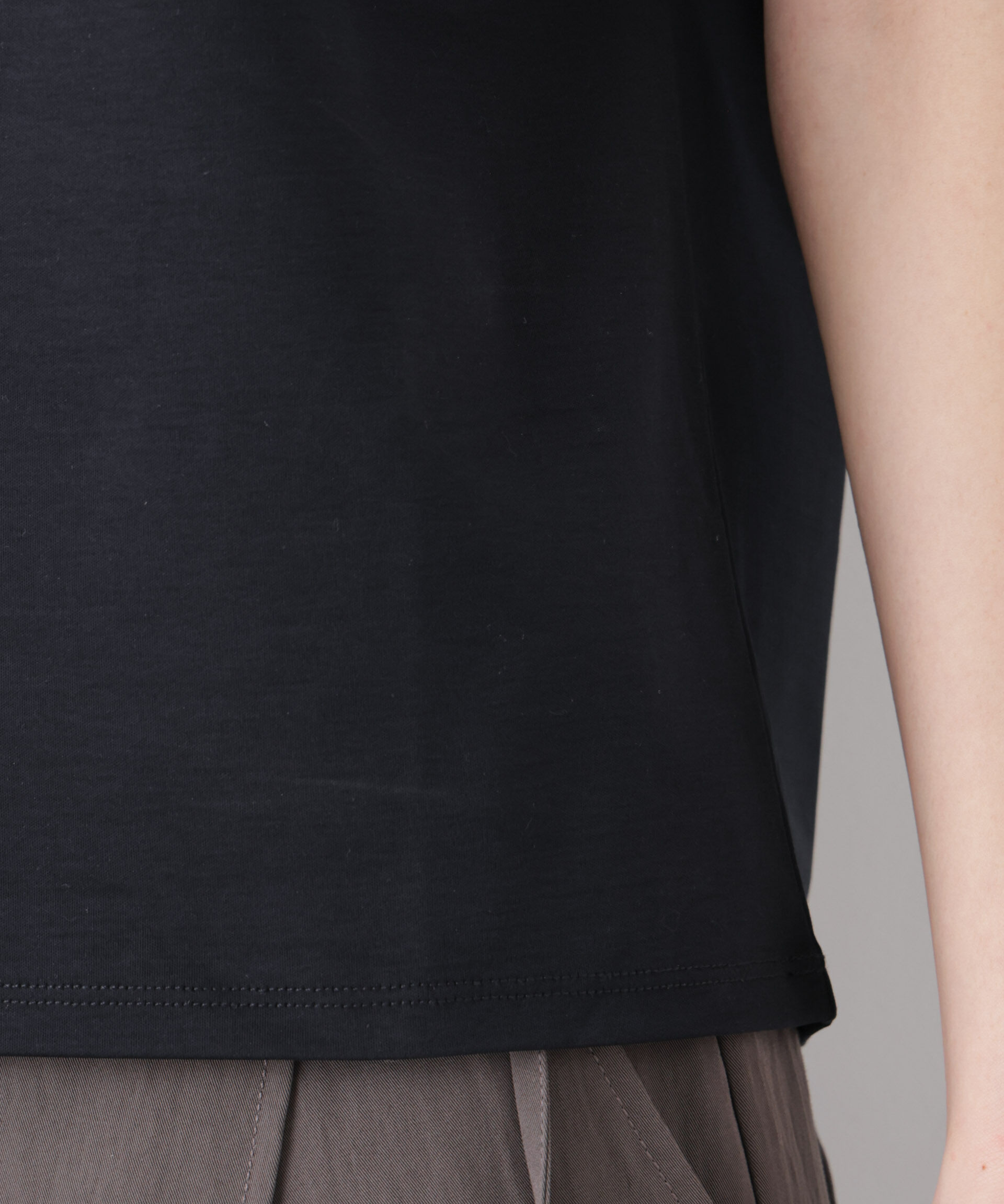 nano･universe「DressT/シルケットスムースVネックソフトドルマンTシャツ」|Tシャツ・カットソー|