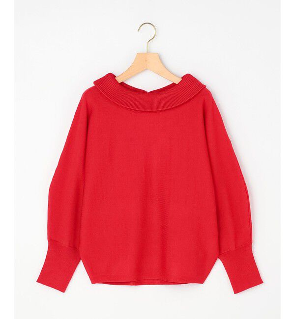 組曲「【加藤ローサさん着用・新色追加・前後着用可】スムースストレッチロールネック ニット」|ニット・セーター|