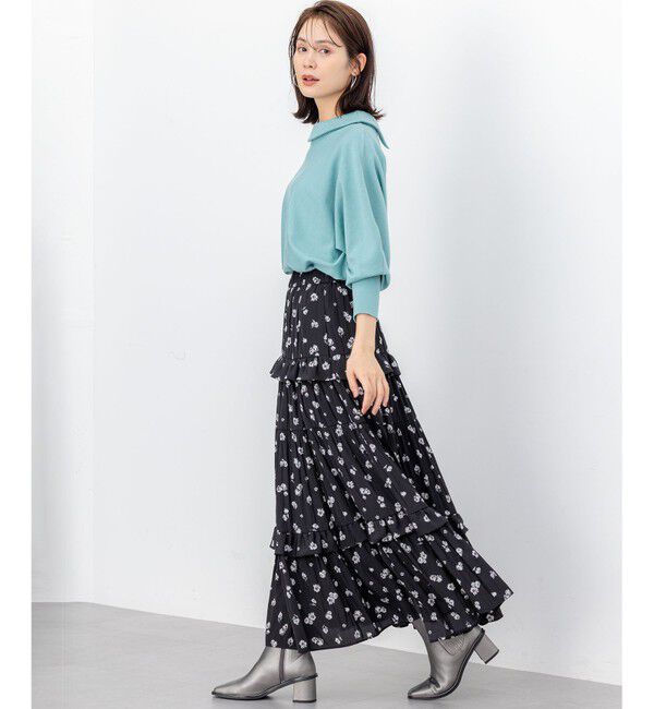 組曲「【加藤ローサさん着用・新色追加・前後着用可】スムースストレッチロールネック ニット」|ニット・セーター|