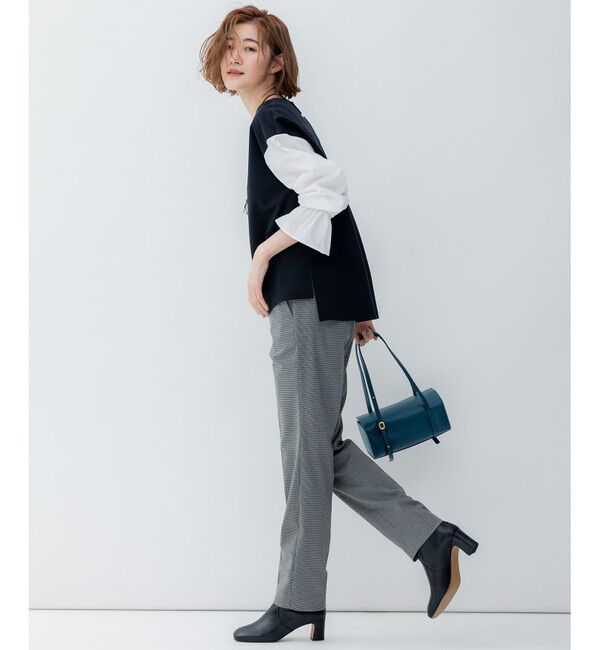 23区「【杏さん着用】ショート ヒール ブーツ」|ショートブーツ|