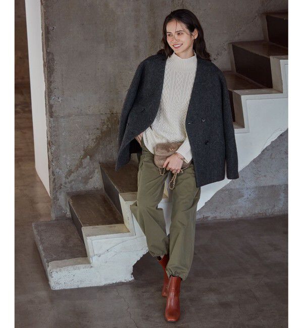 23区「【杏さん着用】ショート ヒール ブーツ」|ショートブーツ|