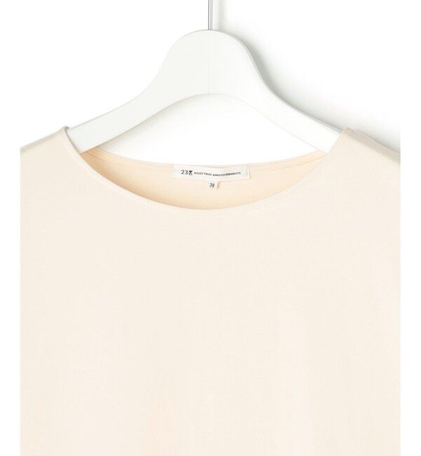 23区「ナチュラルコットンベア シアードッキング カットソー」|Tシャツ・カットソー|