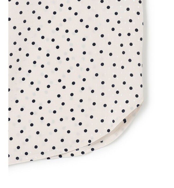 23区「ランダムドットプリント タックブラウス」|シャツ・ブラウス|