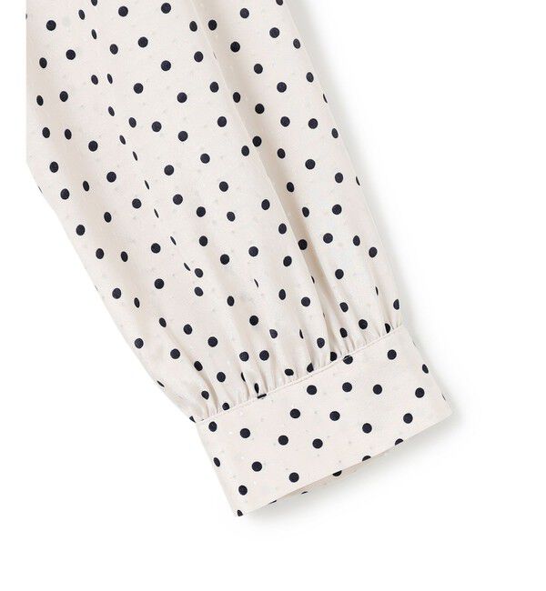 23区「ランダムドットプリント タックブラウス」|シャツ・ブラウス|