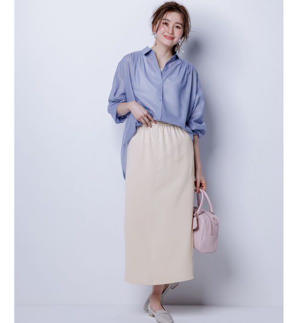 ANY SIS「【洗える】シアーコンビスクエアネック タンクトップ」|タンクトップ|