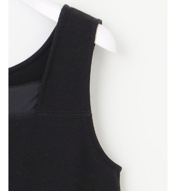 ANY SIS「【洗える】シアーコンビスクエアネック タンクトップ」|タンクトップ|