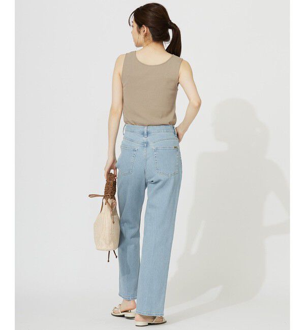 ANY SIS「【洗える】シアーコンビスクエアネック タンクトップ」|タンクトップ|