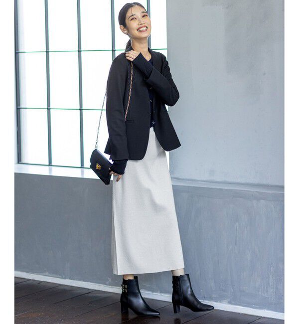 ANY SIS「ビューティサーモ2WAYストレッチ ノーカラージャケット」|ノーカラージャケット|