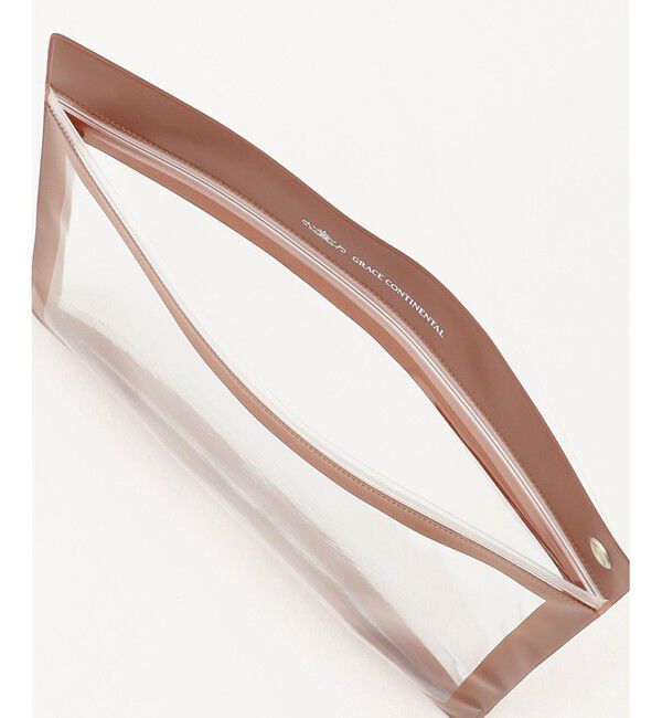 GRACE CONTINENTAL「Fabricシェルポーチ」|ポーチ|