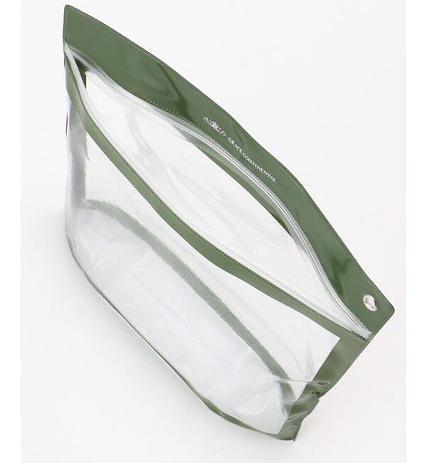 GRACE CONTINENTAL「Fabricフラットポーチ-AW」|ポーチ|