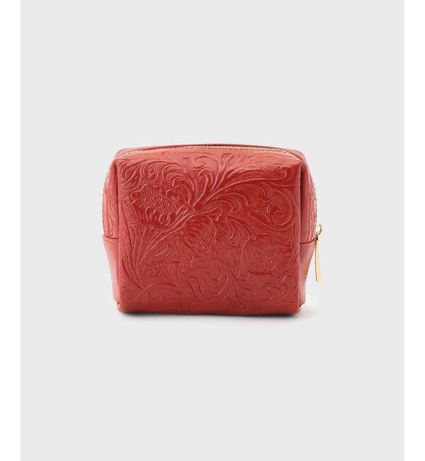  「Square Pouch」|ポーチ|レッド