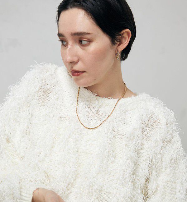 Laraaji「カットジャガードプルオーバーニット」|ニット・セーター|