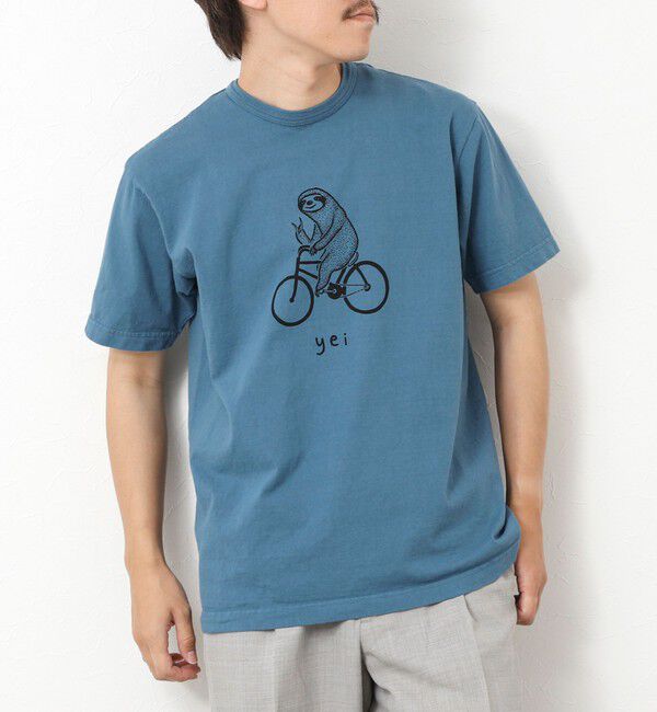 NOLLEY'S goodman「【STONEWOLD】yei プリントTシャツ 25SS」|Tシャツ・カットソー|ブルー