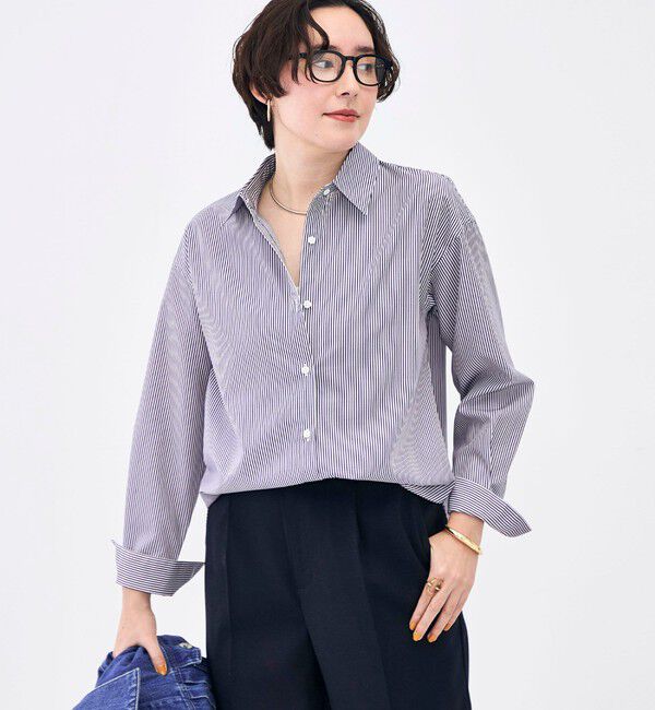 NOLLEY'S「ウォッシャブルベーシックシャツ」|シャツ・ブラウス|