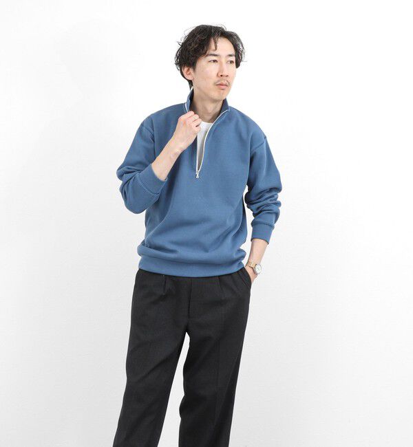 NOLLEY'S goodman「リブダンボール スタンドハーフZip 26SS」|スウェット・ジャージ|