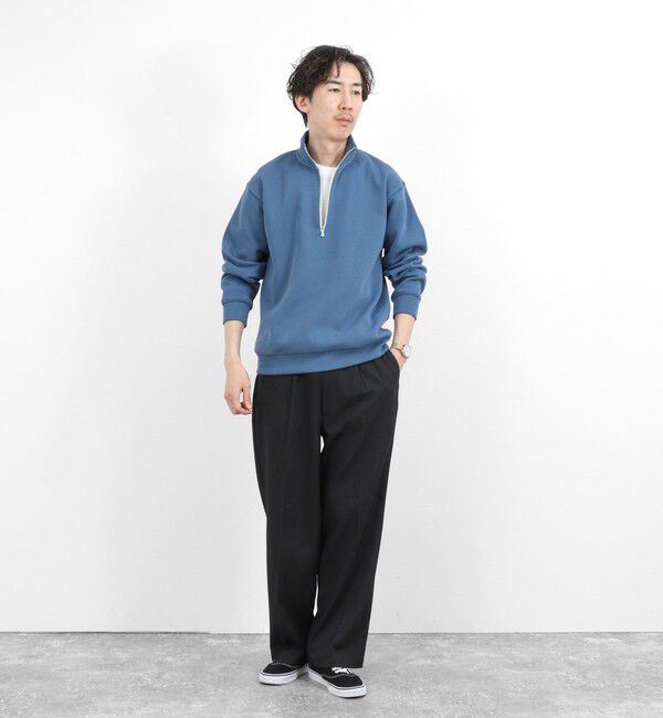 NOLLEY'S goodman「リブダンボール スタンドハーフZip 26SS」|スウェット・ジャージ|