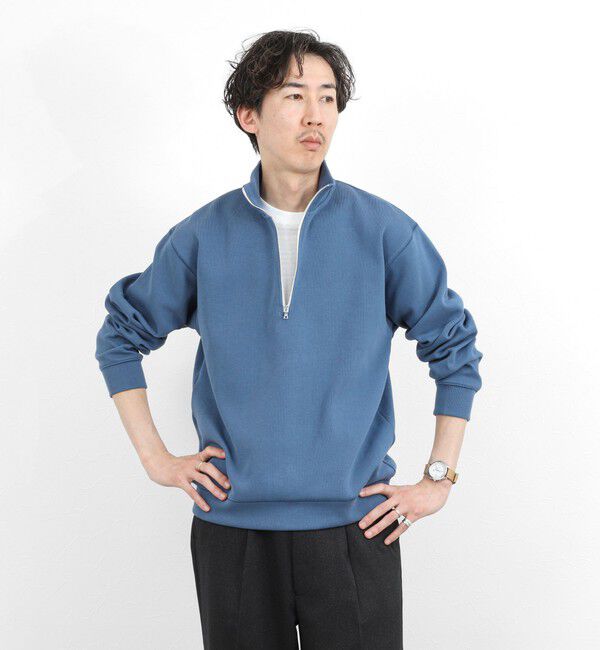 NOLLEY'S goodman「リブダンボール スタンドハーフZip 26SS」|スウェット・ジャージ|