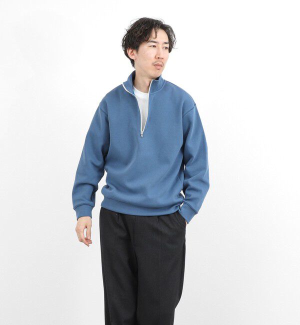 NOLLEY'S goodman「リブダンボール スタンドハーフZip 26SS」|スウェット・ジャージ|