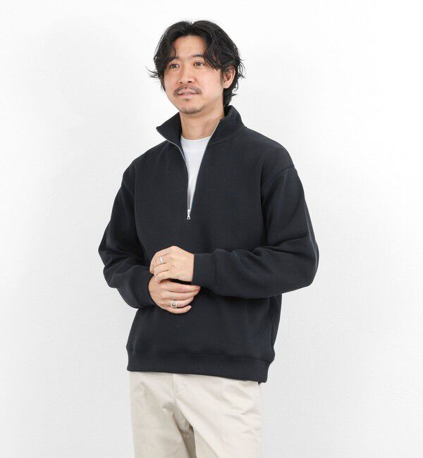 NOLLEY'S goodman「リブダンボール スタンドハーフZip 26SS」|スウェット・ジャージ|