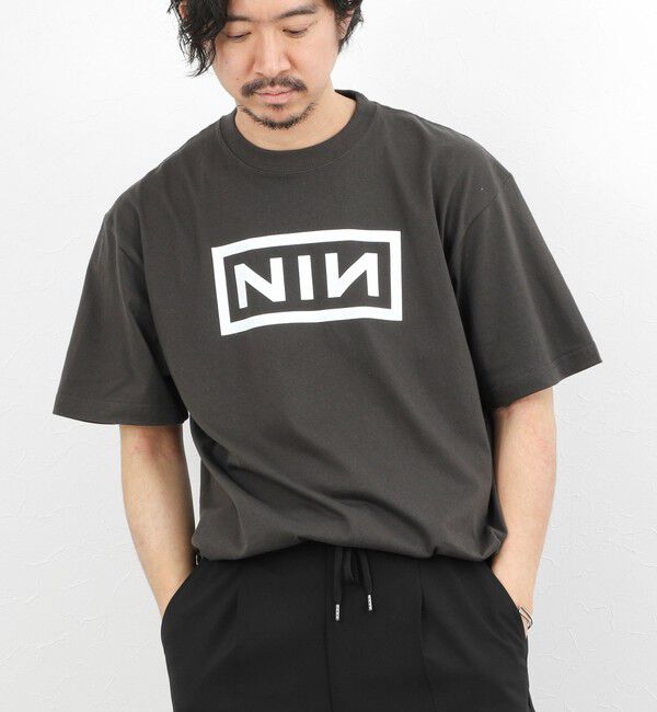 NOLLEY'S goodman「【GOOD ROCK SPEED】Nine Inch Nails バンド プリントTシャツ 26SS」|Tシャツ・カットソー|ブラック