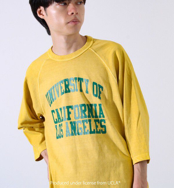 GLOSTER「【GOOD ROCK SPEED】カレッジロゴ ラグランTシャツ 7分袖」|Tシャツ・カットソー|