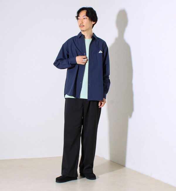 GLOSTER「【GEVACO】ドットボタンシャツ スナップボタン シャツ羽織」|シャツ・ブラウス|