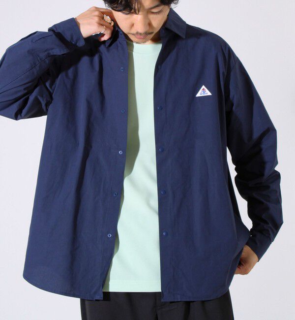 GLOSTER「【GEVACO】ドットボタンシャツ スナップボタン シャツ羽織」|シャツ・ブラウス|