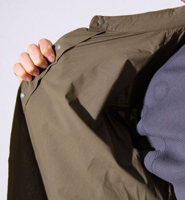 GLOSTER「【GEVACO】ドットボタンシャツ スナップボタン シャツ羽織」|シャツ・ブラウス|