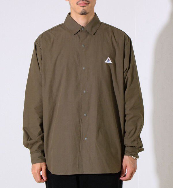 GLOSTER「【GEVACO】ドットボタンシャツ スナップボタン シャツ羽織」|シャツ・ブラウス|