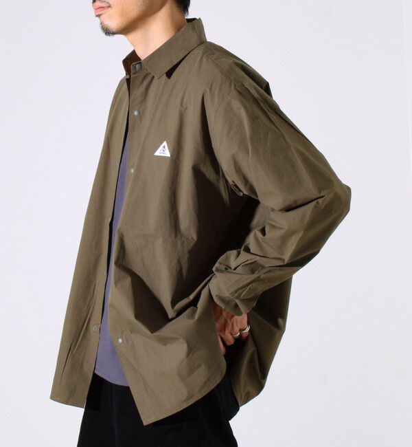 GLOSTER「【GEVACO】ドットボタンシャツ スナップボタン シャツ羽織」|シャツ・ブラウス|