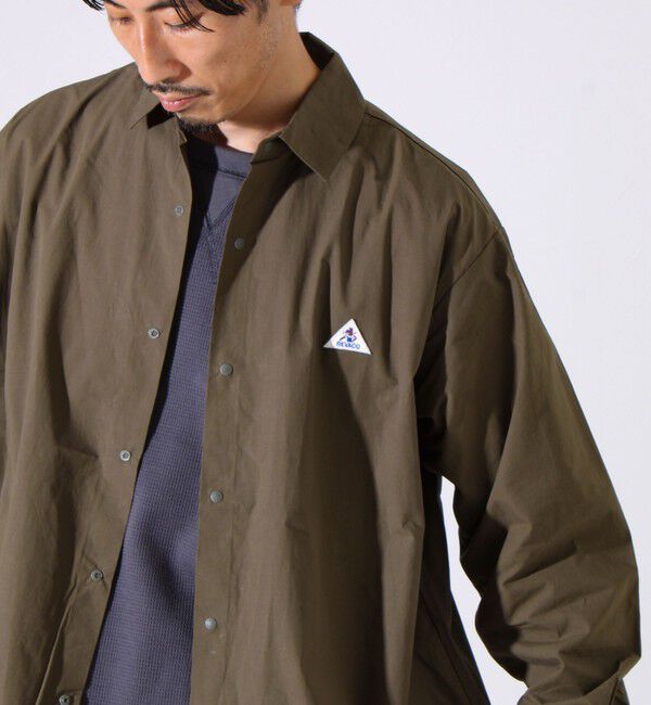 GLOSTER「【GEVACO】ドットボタンシャツ スナップボタン シャツ羽織」|シャツ・ブラウス|