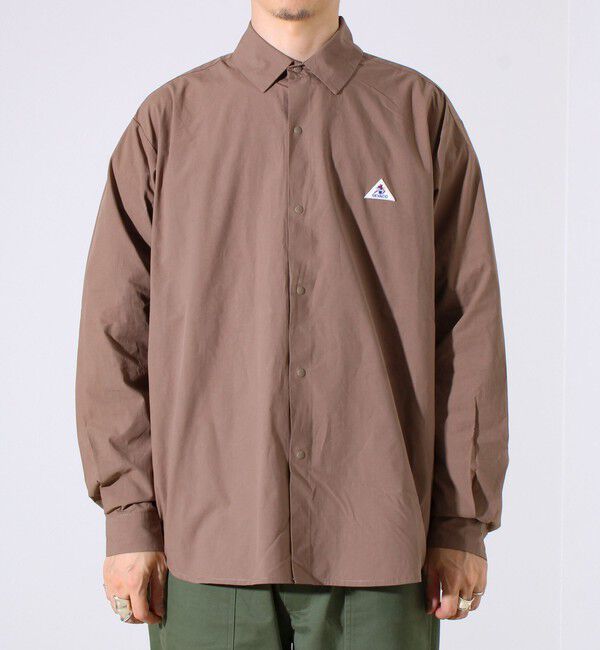 GLOSTER「【GEVACO】ドットボタンシャツ スナップボタン シャツ羽織」|シャツ・ブラウス|