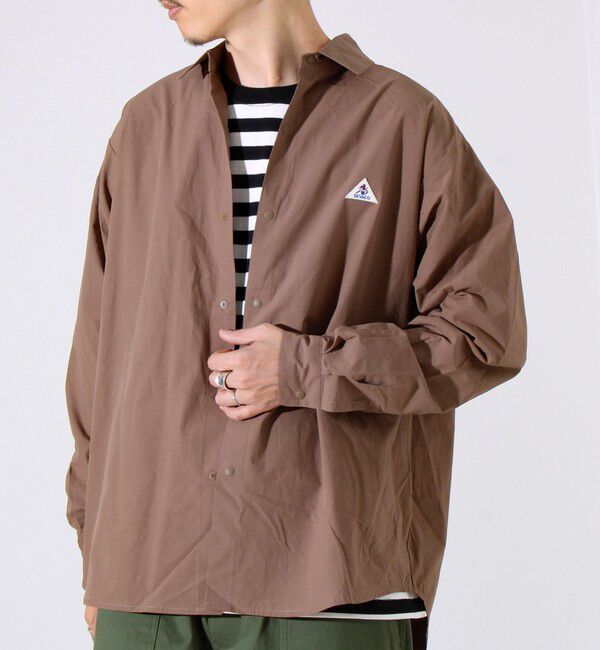 GLOSTER「【GEVACO】ドットボタンシャツ スナップボタン シャツ羽織」|シャツ・ブラウス|