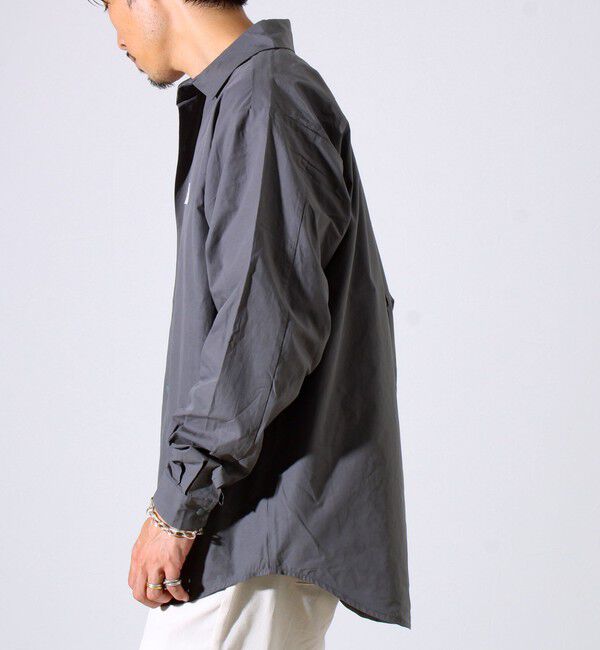 GLOSTER「【GEVACO】ドットボタンシャツ スナップボタン シャツ羽織」|シャツ・ブラウス|