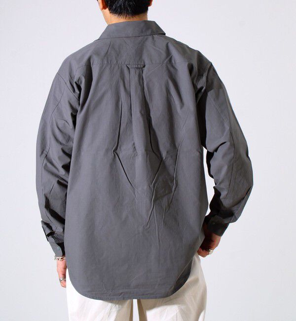 GLOSTER「【GEVACO】ドットボタンシャツ スナップボタン シャツ羽織」|シャツ・ブラウス|