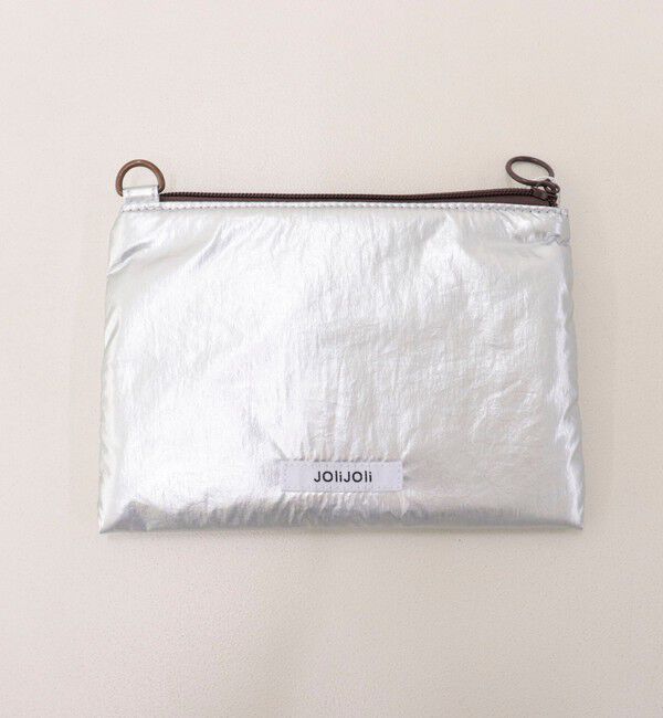 fredy emue「【JOli JOli/ジョリジョリ】刺しゅうフラットポーチ」|ポーチ|