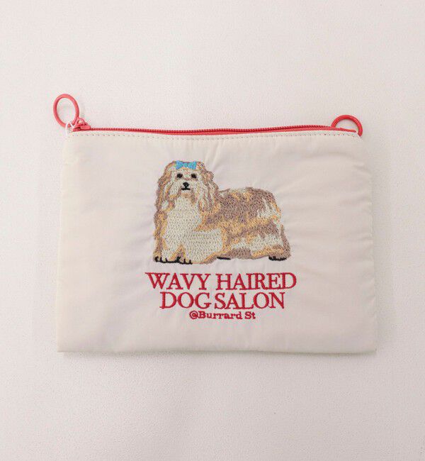 fredy emue「【JOli JOli/ジョリジョリ】刺しゅうフラットポーチ」|ポーチ|